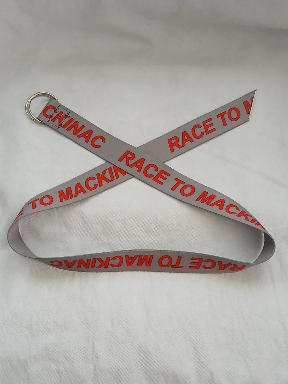 Race To Mackinac Gray Belt Double Ring Web Chicago Yacht Club